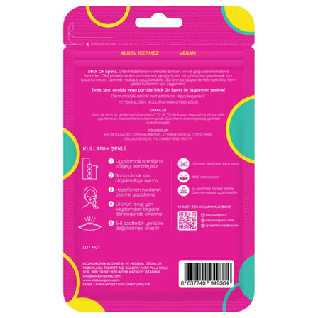 Stick On Spots Akne ve Sivilce Bandı 15'li