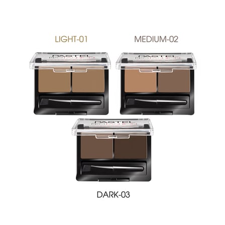 Pastel Eyebrow Duo - İkili Kaş Farı 01 Light