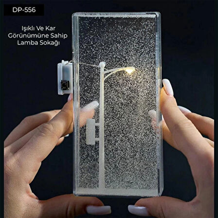 CEYLAN ADAM Dempower Işıklı Ve Kar Görünümlü Sokak Lambası Küre