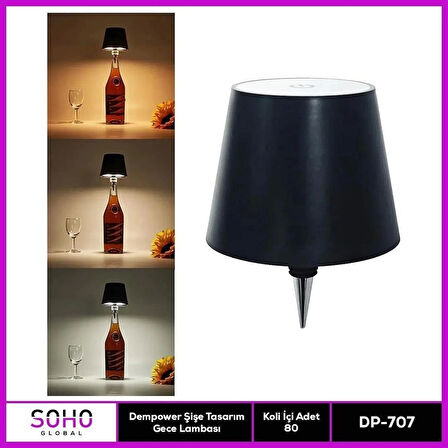 CEYLAN ADAM Dempower Şişe Tasarımlı Gece Lambası