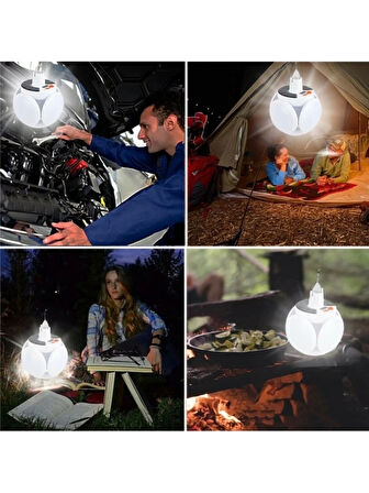 CEYLAN ADAM P-038 Solar Güneş Enerji Ve Usb Sarjli 5 Kanatlı