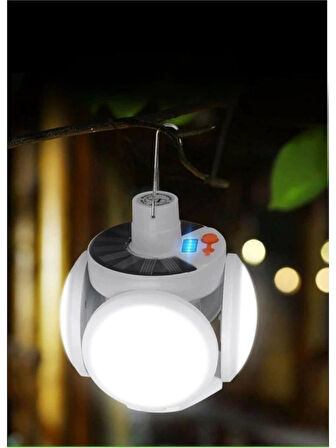 CEYLAN ADAM P-038 Solar Güneş Enerji Ve Usb Sarjli 5 Kanatlı