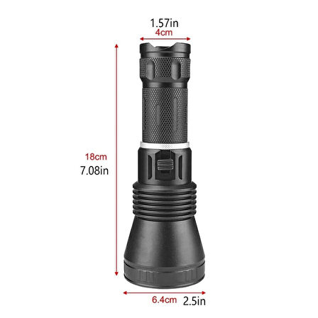 CEYLAN ADAM 1200 Lümen Profesyonel Şarjlı El Feneri  Wt-655