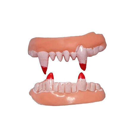 CEYLAN ADAM Çift Damak Yumuşak Vampir Dişleri 1 Çift