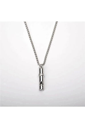 Deprem Düdüğü Çelik Kolye