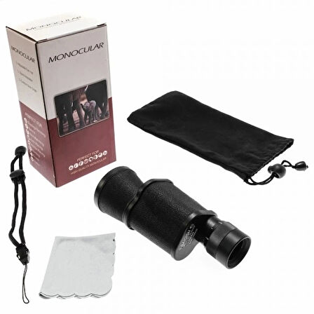 CEYLAN ADAM Baigish 10x40 Metal Deri Kaplamalı Rus Modeli Monoküler Dürbün