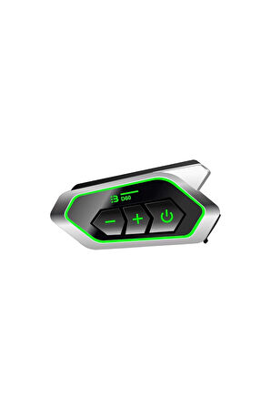 CEYLAN ADAM D60 Motor Kask Kulaklık Rgb Modlu Motosiklet Kulaklık Su Geçirmez 5.3 Bluetooth Intercom