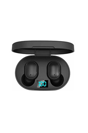 E6s Kablosuz Kulaklık Dijital Göstergeli Bluetooth Kulaklık 5.0