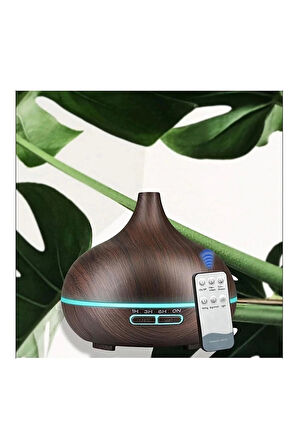 Hava Nemlendirici 7 Led Işıklı Aromatik Oda Kokusu 550 Ml Kahve Aroma Difüzörü Buhar Makinası