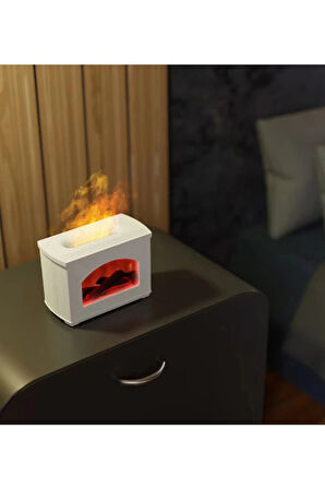 Şömine Hava Nemlendirici Aromatik Oda Kokusu 270 Ml Difüzörü Buhar Makinası