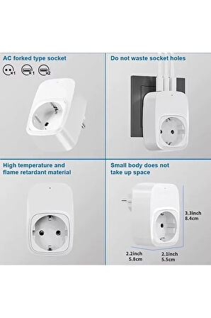 CEYLAN ADAM Tekli Yüksek Voltaj Korumalı Duvar Prizi 2x Type-c 1x Usb Çıkışlı Priz Grup Priz Çoğaltıcı Siyah
