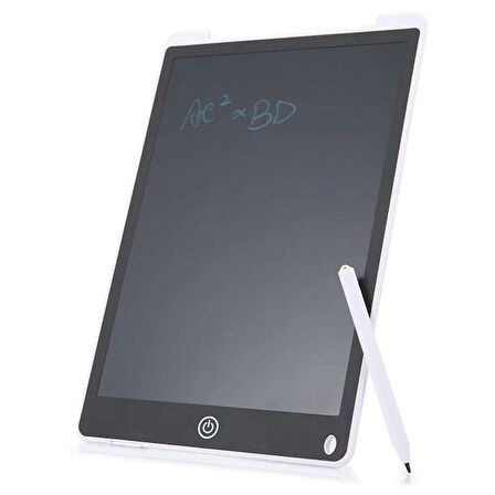 CEYLAN ADAM T12 Beyaz Writing Tablet Lcd 12 Inç Dijital Kalemli Çizim Yazı Tahtası