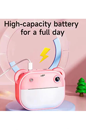 CEYLAN ADAM Dijital Video Kayıt Fotoğraf Çocuk Kamerası Anlık Termal Resim Kağıt Baskılı Vtn-09