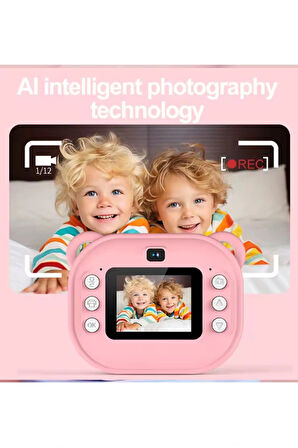 CEYLAN ADAM Dijital Video Kayıt Fotoğraf Çocuk Kamerası Anlık Termal Resim Kağıt Baskılı Vtn-09