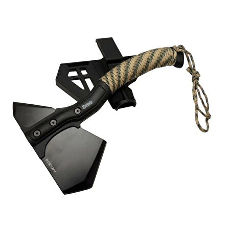 CEYLAN ADAM Axe 050b Siyah Kamp / Outdoor Balta 29cm - İpli Sap, Kılıflı