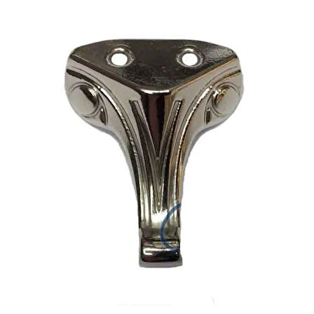 CEYLAN ADAM Moda Ahşap Sandık Ayağı, Kutu Ayak 3,5 Cm - Nikel, 50 Adet
