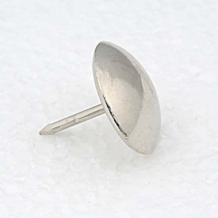 Kısa Çivili Gümüş Nikel Kabara Raptiye 6,5 Mm - 1000