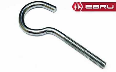 Açık Metrik Kanca M6 X 60 - 10 Adet