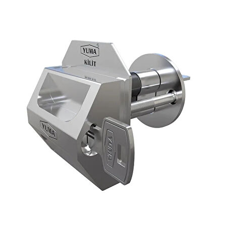 CEYLAN ADAM Kilitli Kapı Güvenlik Çelik Rozeti - Sağ