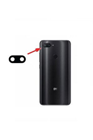 Xiaomi Mi 8 Uyumlu Kamera Camı