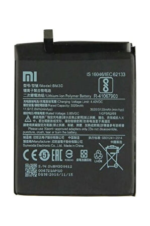 XİAOMİ Mİ 8SE BM3D UYUMLU BATARYA