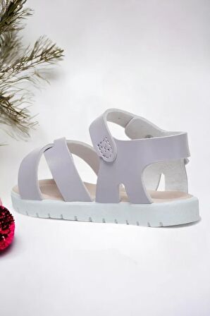 Lila Unisex Çocuk Sandalet