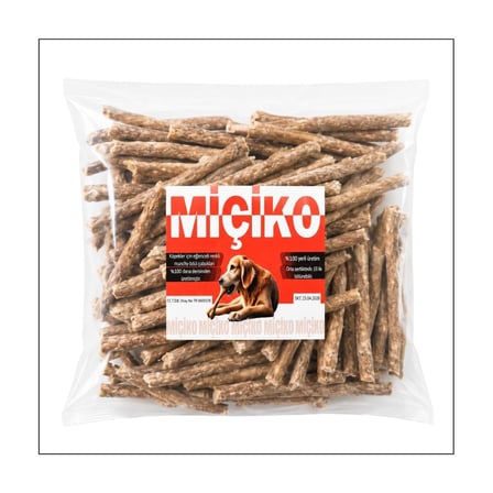 Köpekler İçin Kırık Munchy Ödül Çubuğu 500Gr Bej-Kahve