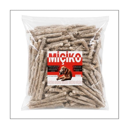 Köpekler İçin Kırık Munchy Ödül Çubuğu 1000Gr Bej-Kahve