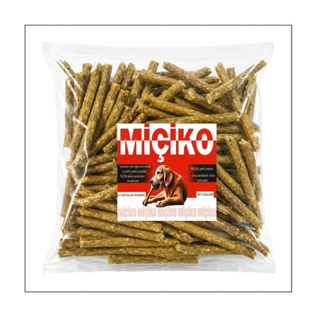 Köpekler İçin Kırık Munchy Ödül Çubuğu 500Gr Sarı
