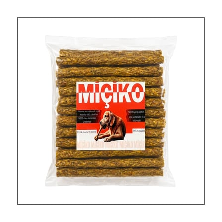 Köpekler İçin XXL Kalın Munchy Ödül Çubuğu 500Gr Sarı