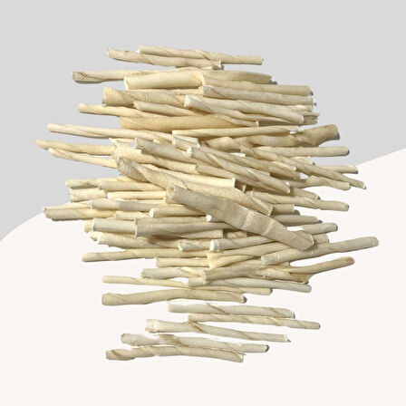 Sütlü Kırık Burgu Çubuk Ödülü Çiğneme Kemiği 300Gr