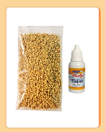 Pond Stick Naturel Japon Balığı Yemi 100Gr + Fish-Vit Balık Vitamini