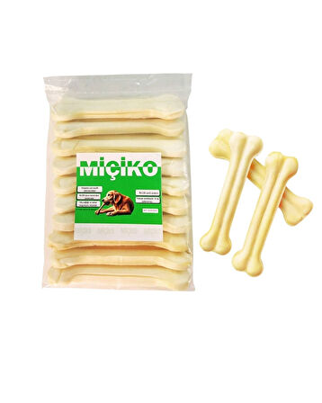 Vip Yüksek Kalite 12Cm 12Li Sütlü Köpek Ödül Çiğneme Kemiği