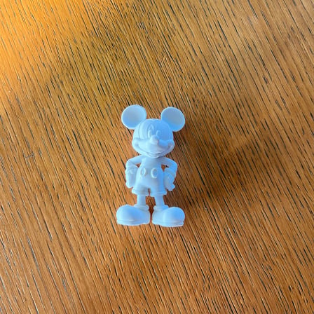 Mickey Mouse Boyanabilir 3D Figür Seti - Boya ve Fırça Dahil Çocuk Hobi Aktivite Kiti
