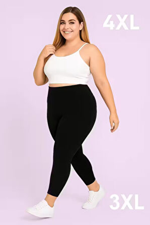 Kadın Büyük Beden MI Emay 7700 Likralı Uzun Battal Tayt