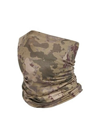 Mikrofiber Kamuflaj Desenli Çok Amaçlı Boyunluk