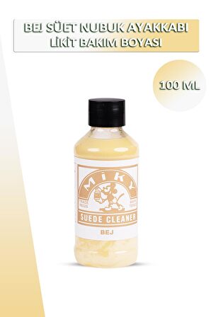 Bağcık + Miky Süet Nubuk Likit Ayakkabı Bakım Boyası 100 ML Set