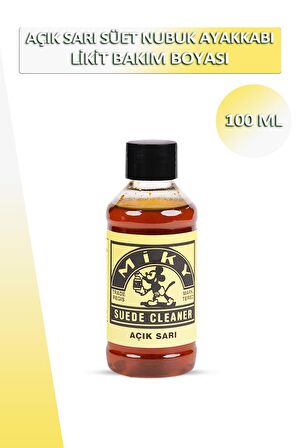 Bağcık + Miky Süet Nubuk Likit Ayakkabı Bakım Boyası 100 ML Set