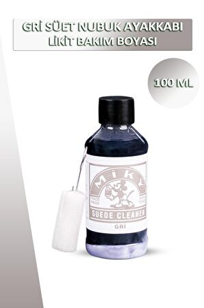 Bağcık + Miky Süet Nubuk Likit Ayakkabı Bakım Boyası 100 ML Set