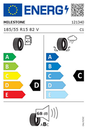 Milestone 185/55 R15 TL 82V CARMILE Yaz Lastiği (Üretim Tarihi:2025)