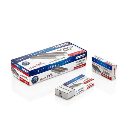 Mimaks N-10 No:10 (10/5) Zımba Teli - 2 Paket (20 Kutu = 20.000 Tel)