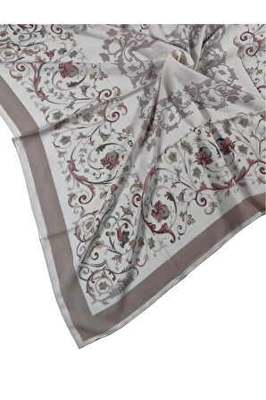 Mısırlı Eşarpları Etnik Desenli Şifon Eşarp