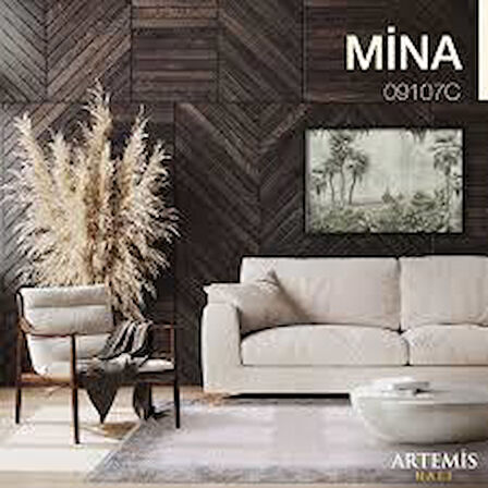 Artemis Halı Mina 09107C Gri Gold Eskitme Desen Bambu Halı