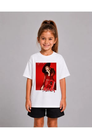 Kız Erkek Çocuk Manifest Mina Poster Baskılı %100 Organik Pamuk Tshirt
