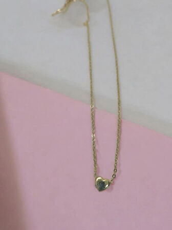 Minimalist Aesthetic Coquette Fairycore Vintage Soft Vibes Hediyelik Zincir Minimal Kalp Heart Kolye