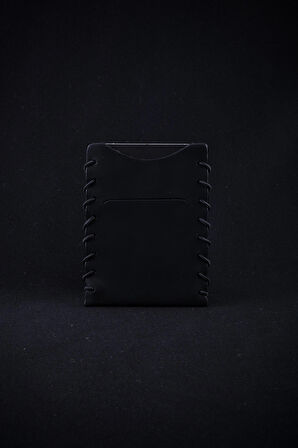 minimal X V1 Hakiki Deri Kartlık - Minimalist Esnek Tasarım - Bol Kart Kapasiteli