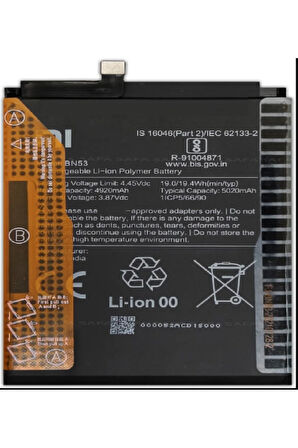 XİAOMİ Mİ NOTE 10 PRO BN53 UYUMLU BATARYA