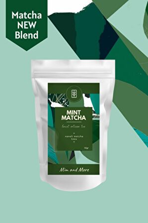 Mim and More Mint Matcha-Naneli Matcha 50 GR