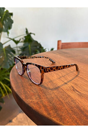 Miracle Köşeli Oval Unisex Mavi ışık korumalı 50 ekartman Optik cam takılabilen Gözlük