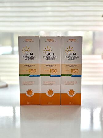 Sun Protectıon SPF 50+ Güneş Koruyucu 100ml 3'lü Set